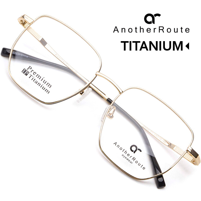 어나더루트 안경테 ANNA C1 티타늄 10g 초경량 금테 편안한 골드 패션 고급