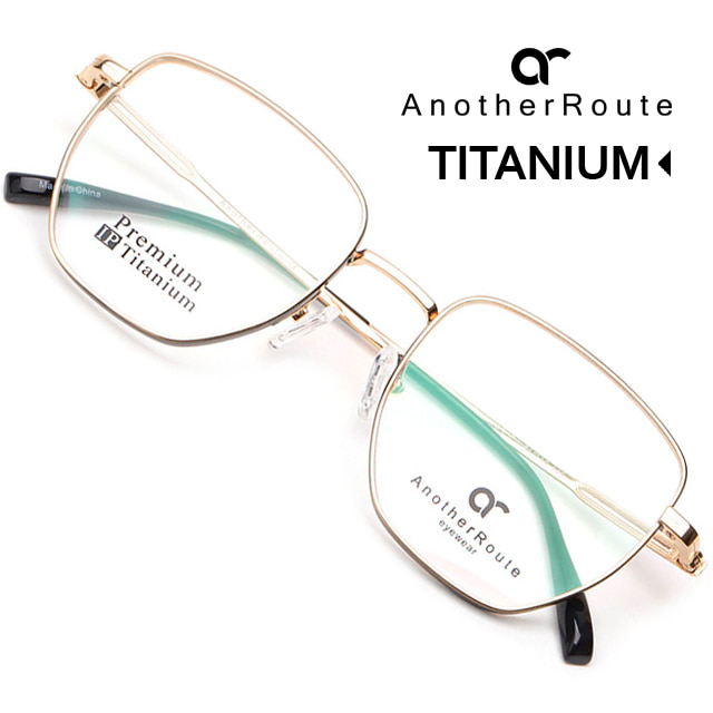 어나더루트 안경테 THOMAS C1 티타늄 10g 초경량 금테 패션 골드 가벼운